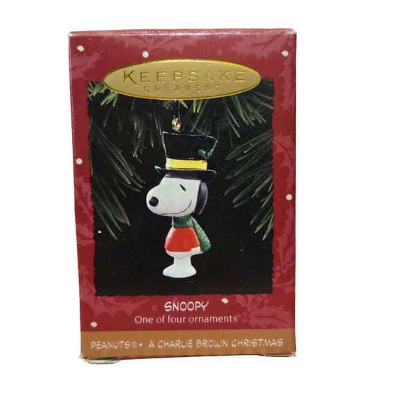 Vintage Hallmark Keepsake Ornament Snoopy Peanuts A Charlie Brown Christmas - Picture 1 of 8